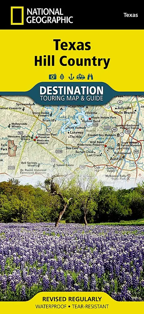 Texas Hill Country Map (National Geographic Destination Map) [Map] National Geographic Maps 1