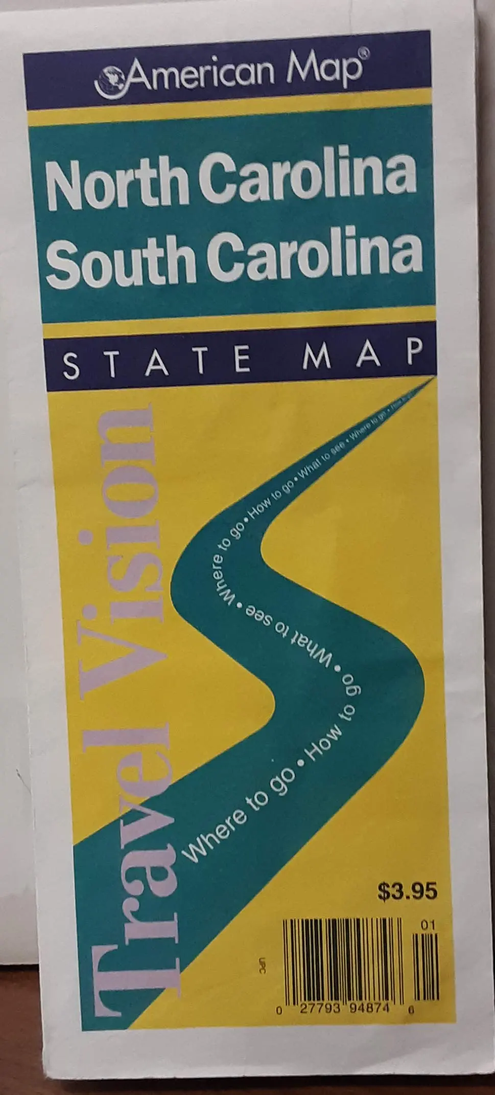 North & South Carolina : State Map [Paperback] 1