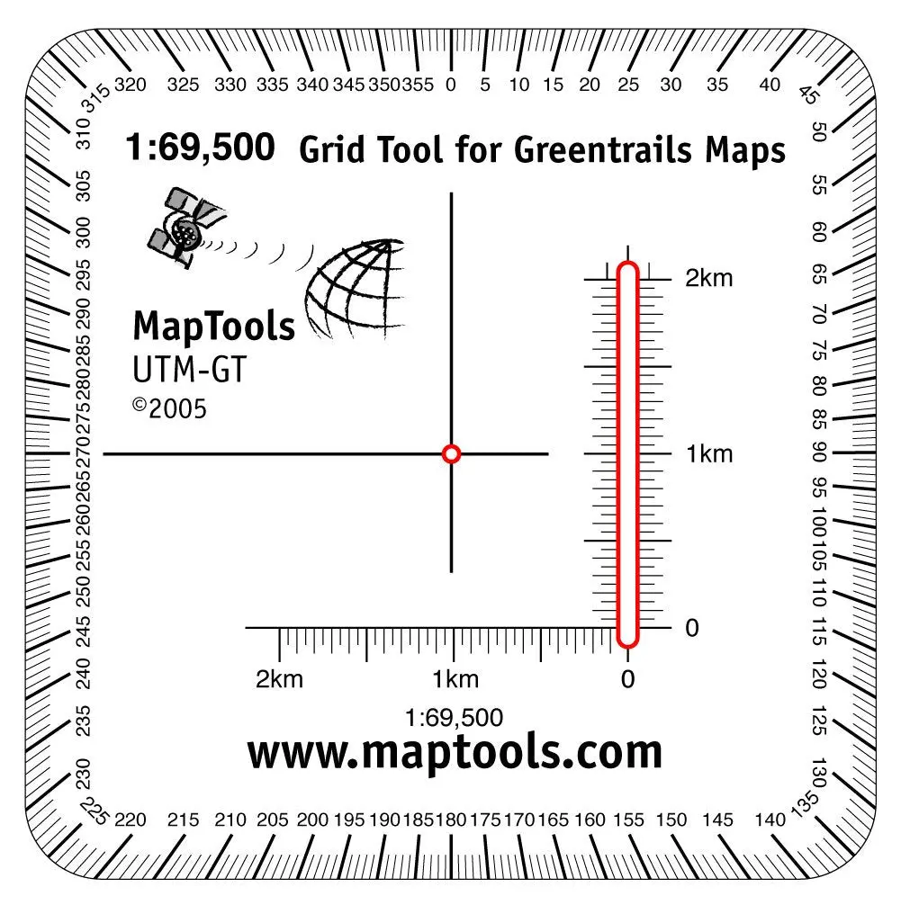 Maptools Green Trails Utm Slots 1:69,500 1