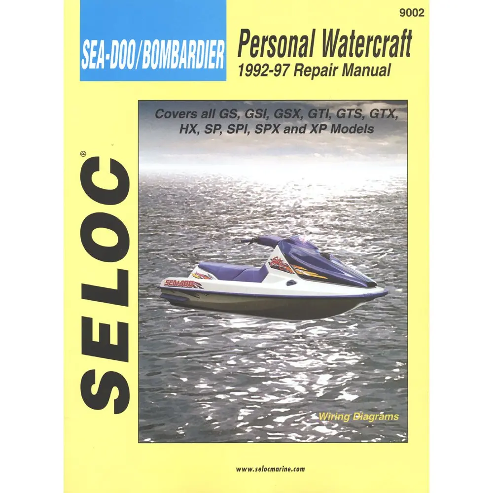 Personal Watercraft: Sea-Doo/Bombardier, 1992-97 (Seloc Marine Tune-Up And Repair Manuals) [Paperback] Seloc 1