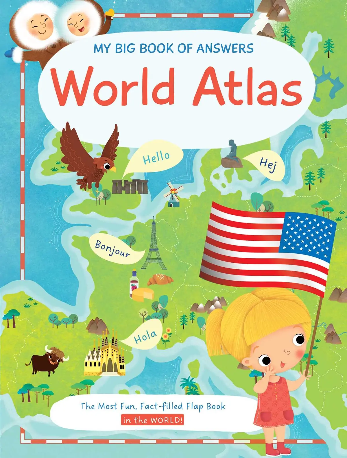 My Big Book Of Answers World Atlas [Hardcover] Little Genius Books 1