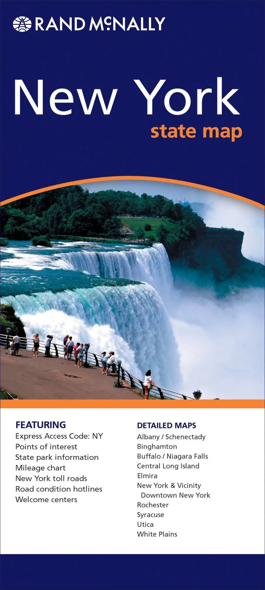 Rand Mcnally New York: Highways & Interstates Rand Mcnally & Company 1