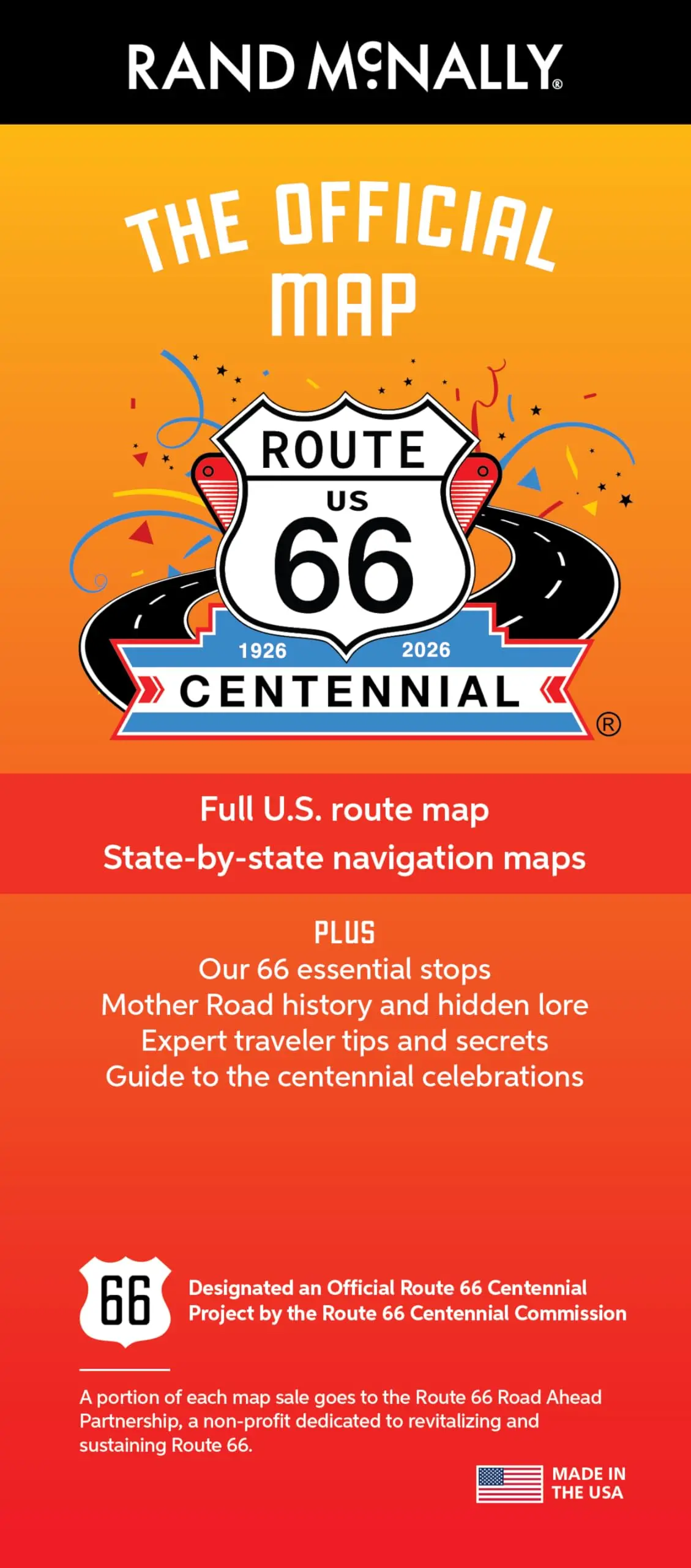Rand Mcnally The Official Route 66 Centennial Map [Map] Rand Mcnally 1