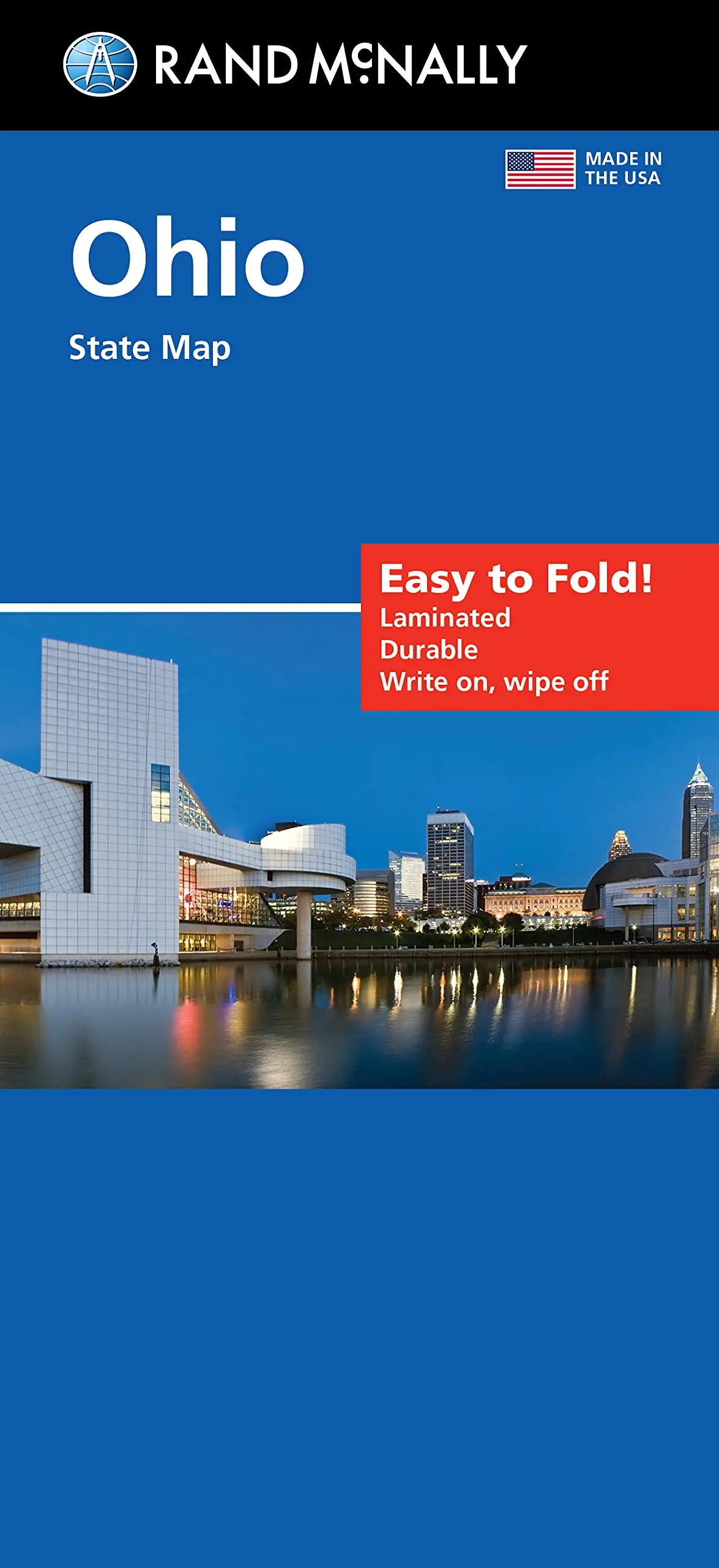 Rand Mcnally Easy To Fold: Ohio State Laminated Map [Map] Rand Mcnally 1