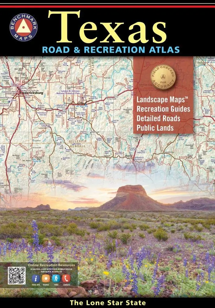 Texas Road & Recreation Atlas (Benchmark Recreation Atlases) [Spiral-Bound] Benchmark Maps And Atlases 1