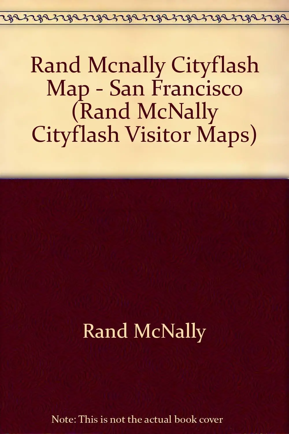 San Francisco Map (Cityflash) Rand Mcnally & Company 1