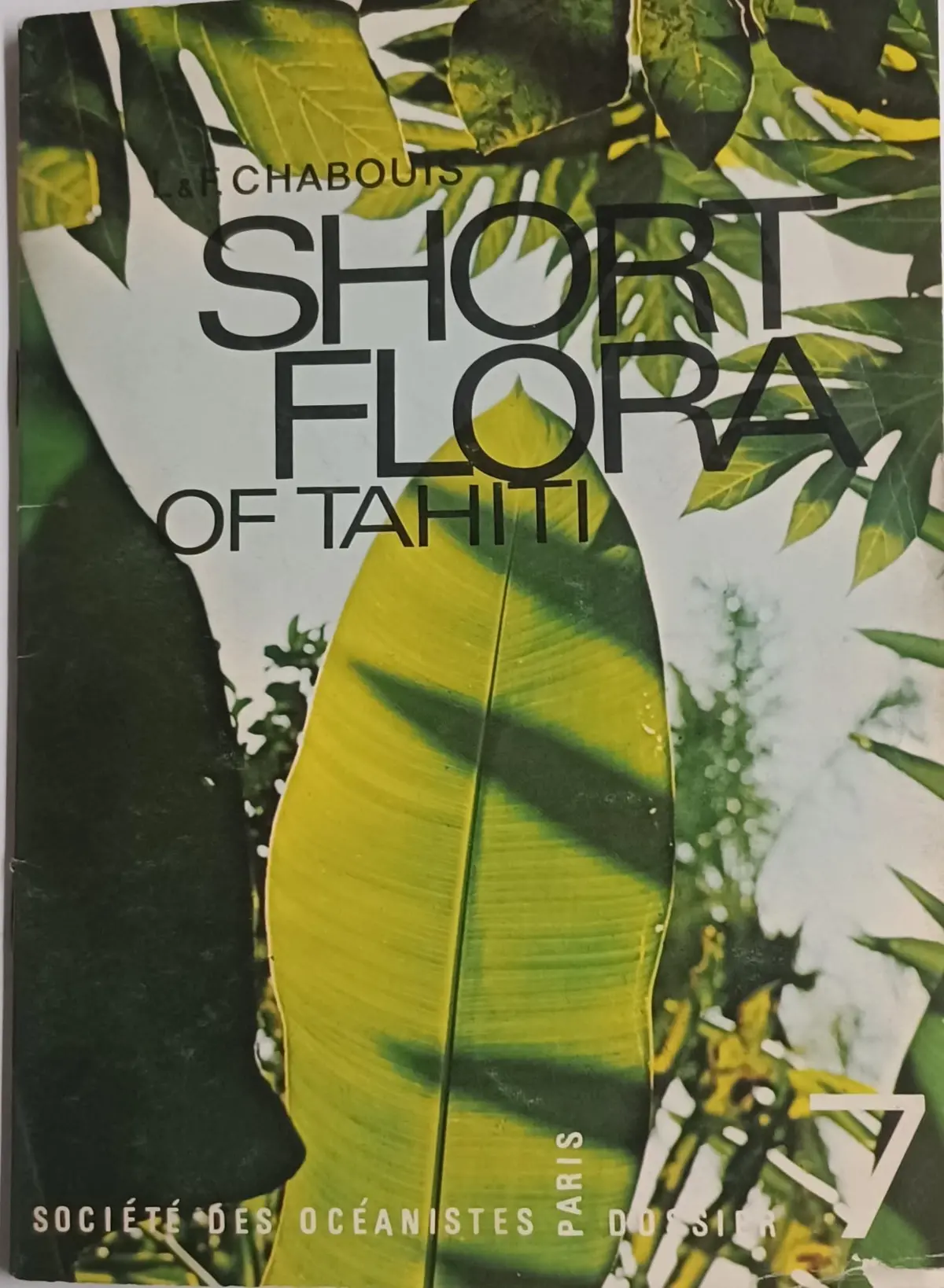 Short Flora Of Tahiti [Pamphlet] Chabouis, L. & F. 1