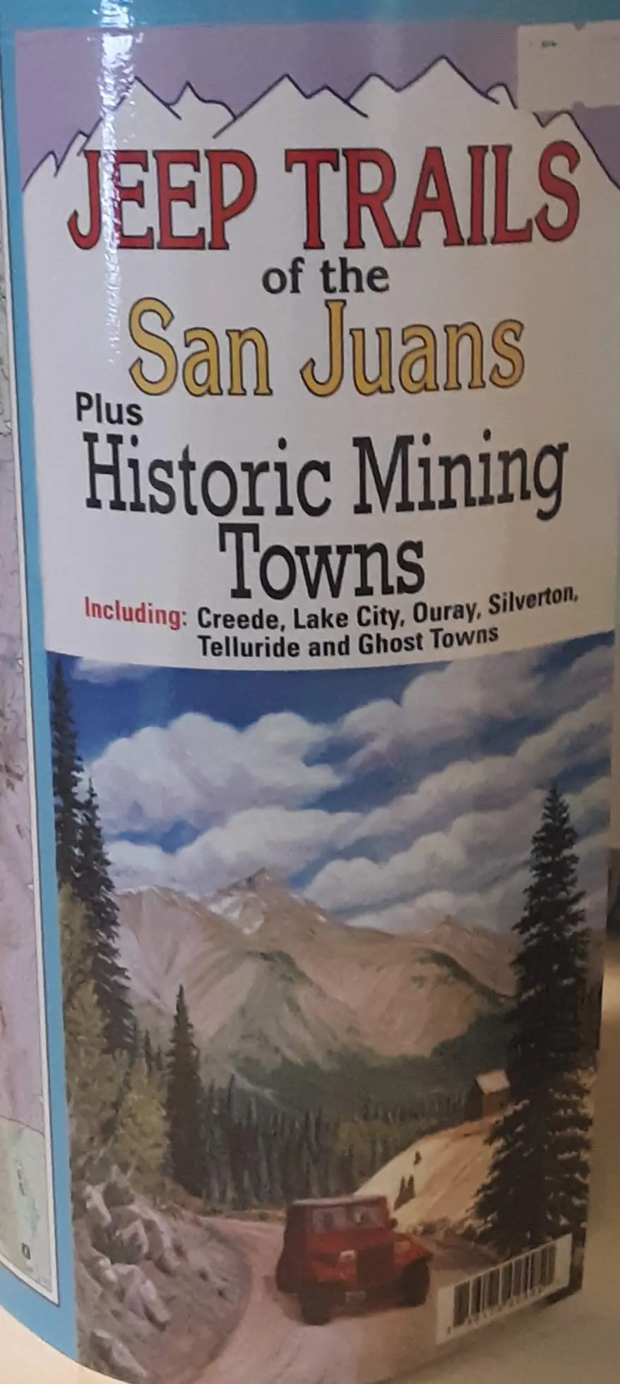 Laminated - San Juan Jeep Trails Map - Including Historic Mining Towns [Map] John H 1