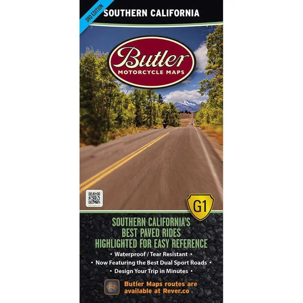 Butler Maps G1 Regional Motorcycle Map (Southern California) 1