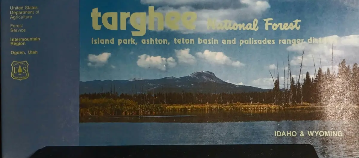 Targhee National Forest - Idaho Wyoming [Map] Staff 1