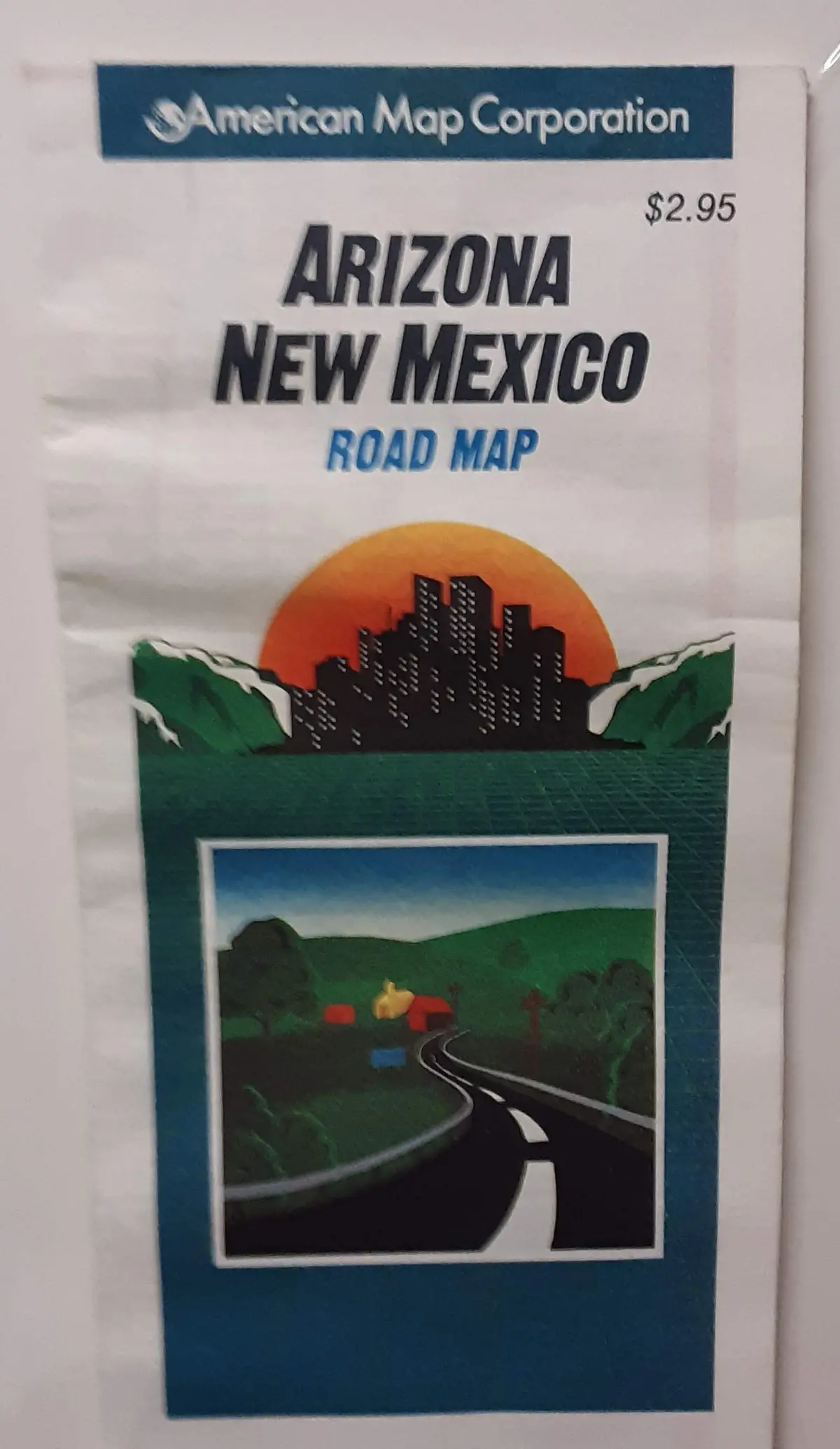 Arizona/New Mexico : State Map [Paperback] American Map Corporation 1