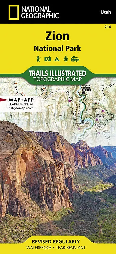 Zion National Park (Trails Illustrated Map 214) 1