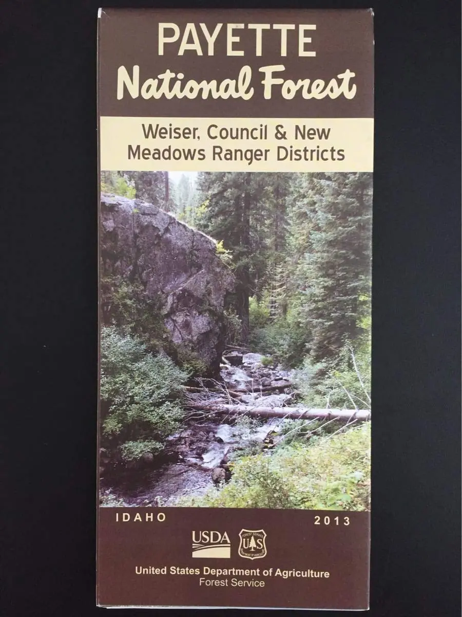 Payette National Forest - Weiser, Council & New Meadows Ranger Districts Map [Map] U.S. Forest Service 1