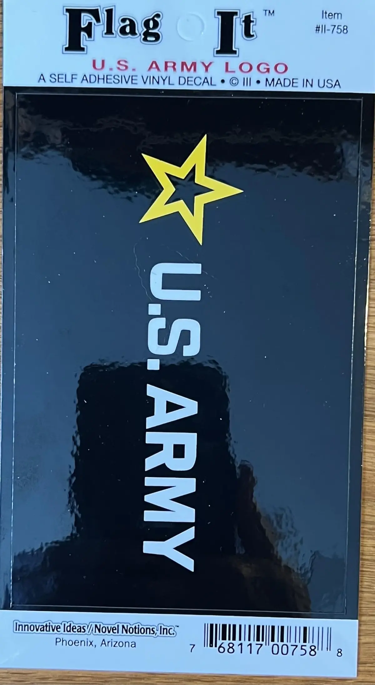 Flag It Us Army Logo Decal For Auto, Truck Or Boat 1