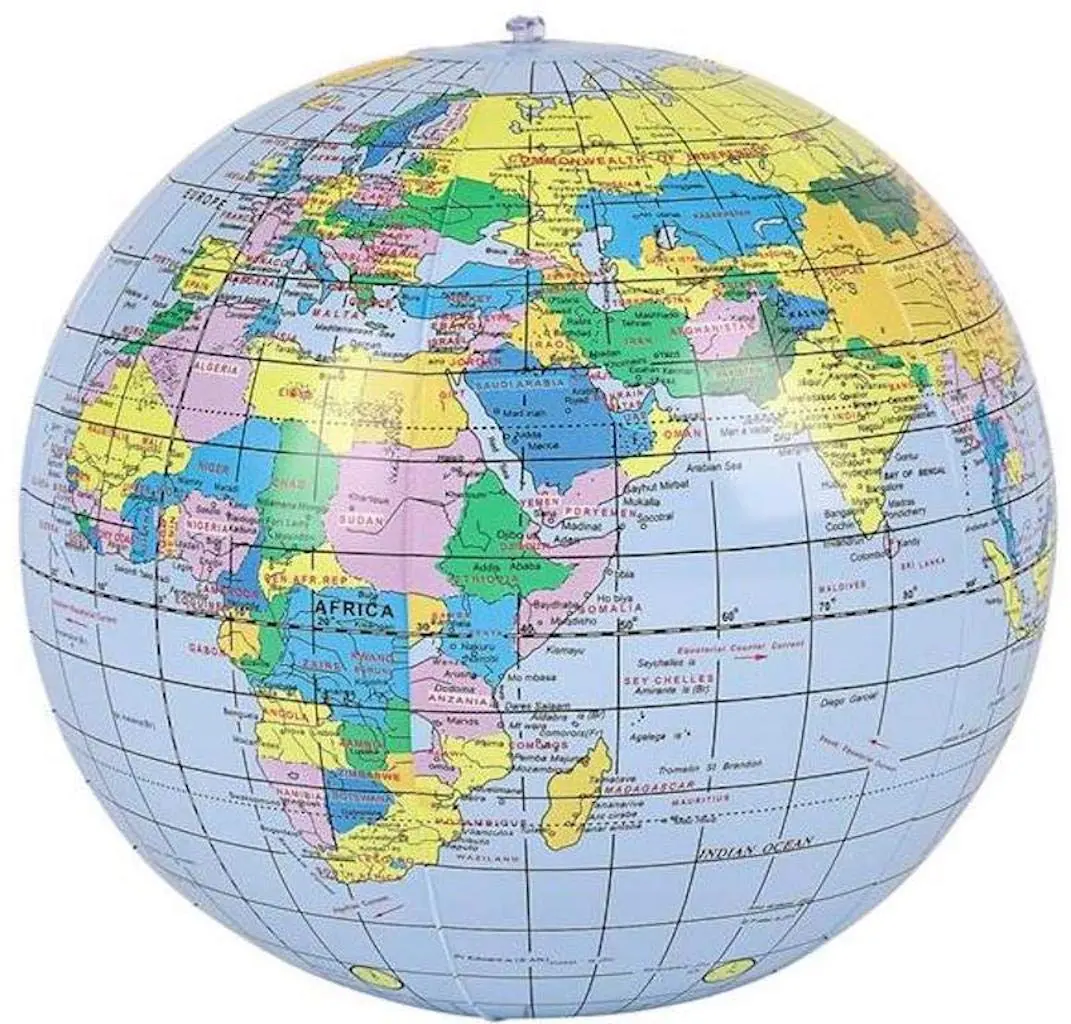 Novelty Inflatable Globe 16-Inch 1