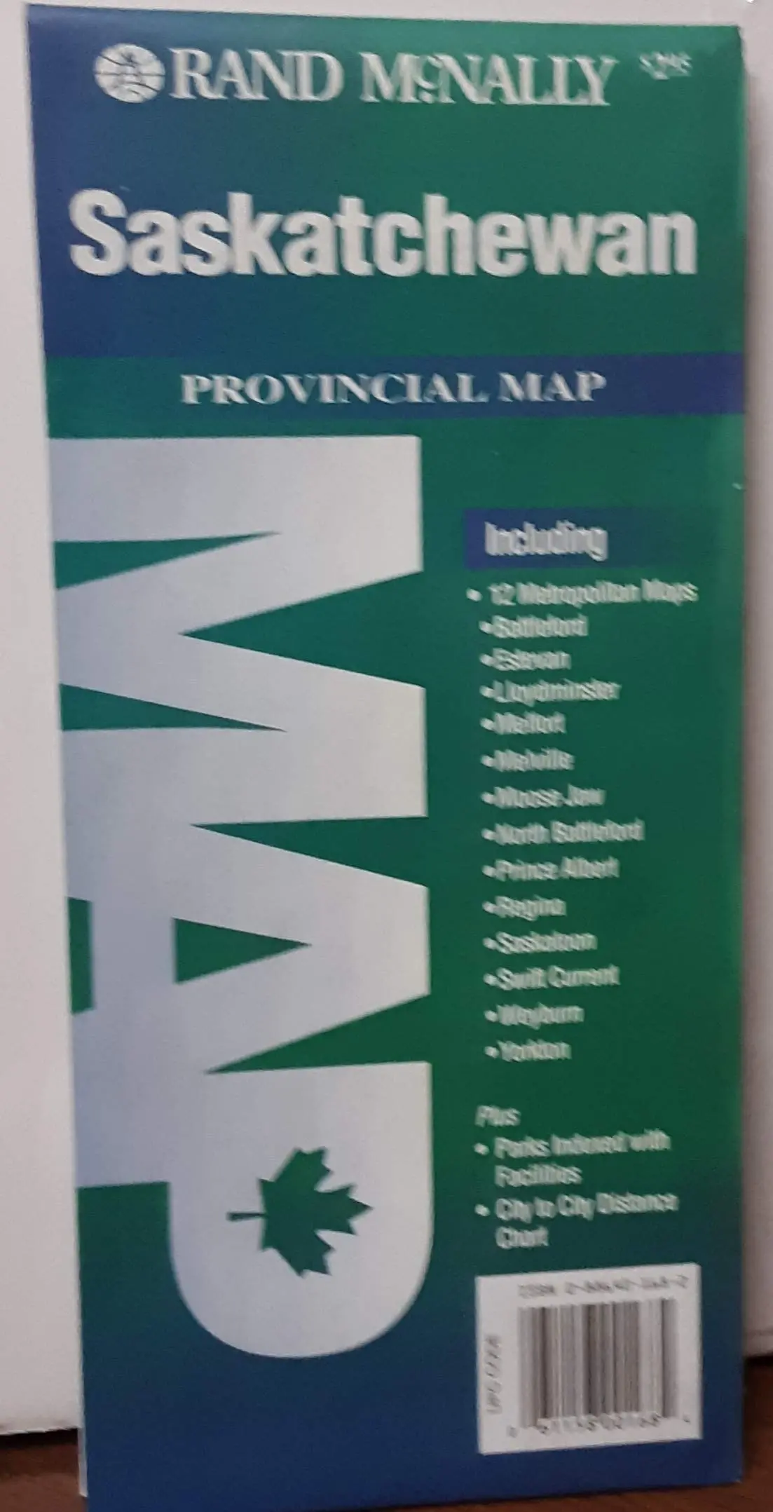 Rand Mcnally Saskatchewan Provincial Map Rand Mcnally And Company 1