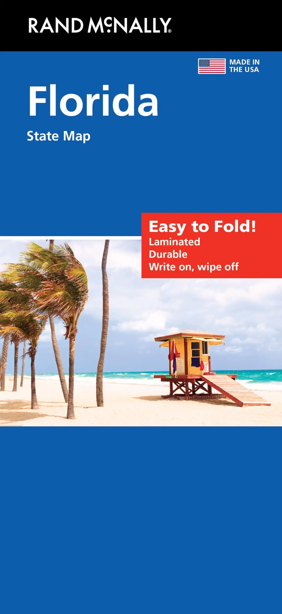 Rand Mcnally Easy To Fold: Florida State Laminated Map [Map] Rand Mcnally 1