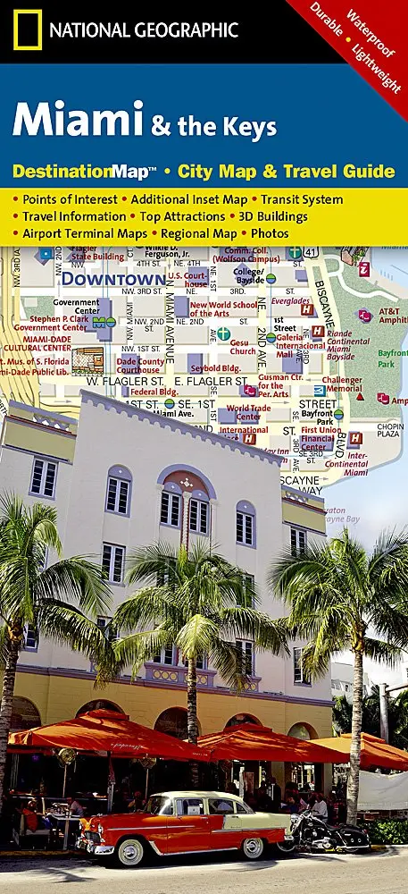 Miami And The Keys (National Geographic Destination City Map) [Map] National Geographic Maps 1