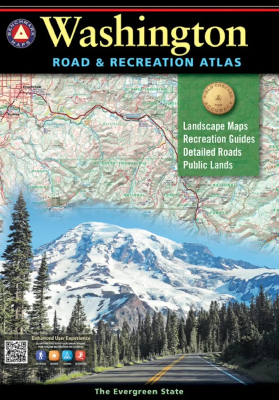 Washington Road & Recreation Atlas - 10Th Edition, 2022 (Benchmark) [Map] Benchmark Maps 1
