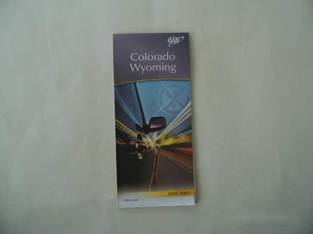 Aaa Colorado Wyoming State Series Map 2/18-5/19 1
