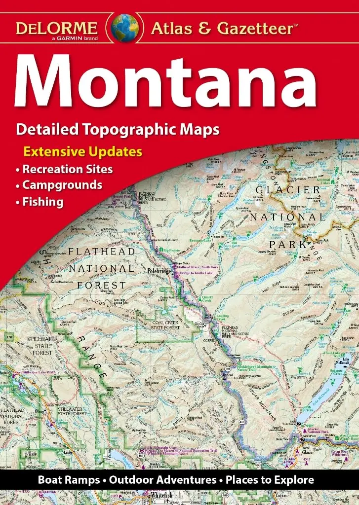 Delorme Atlas & Gazetteer: Montana Detailed Topgraphic Maps 1