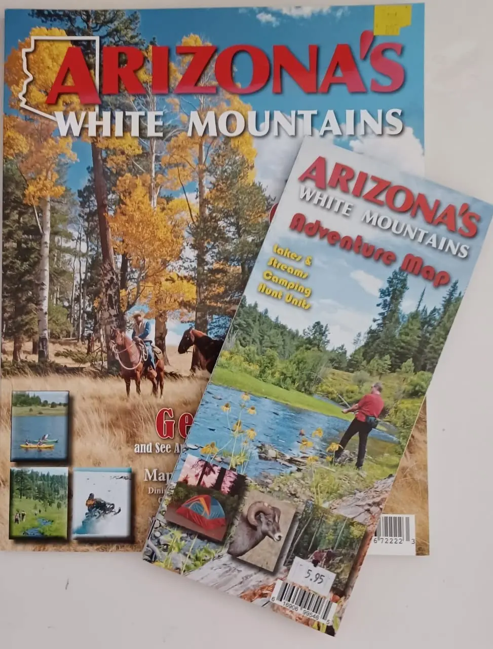 Arizona White Mountain Adventure Map & Guide (Product Bundle) 1