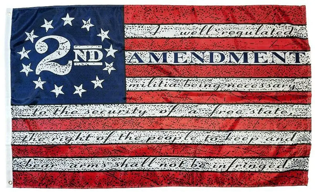 5' × 3' Rough Tex 150D Nylon 2Nd Amendment Betsy Ross Flag 1