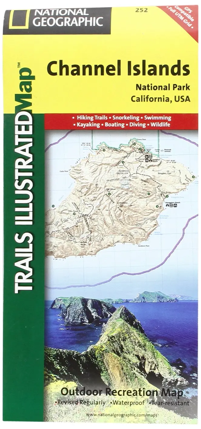 Channel Islands National Park Outdoor Recreation Map [Map] National Geographic 1
