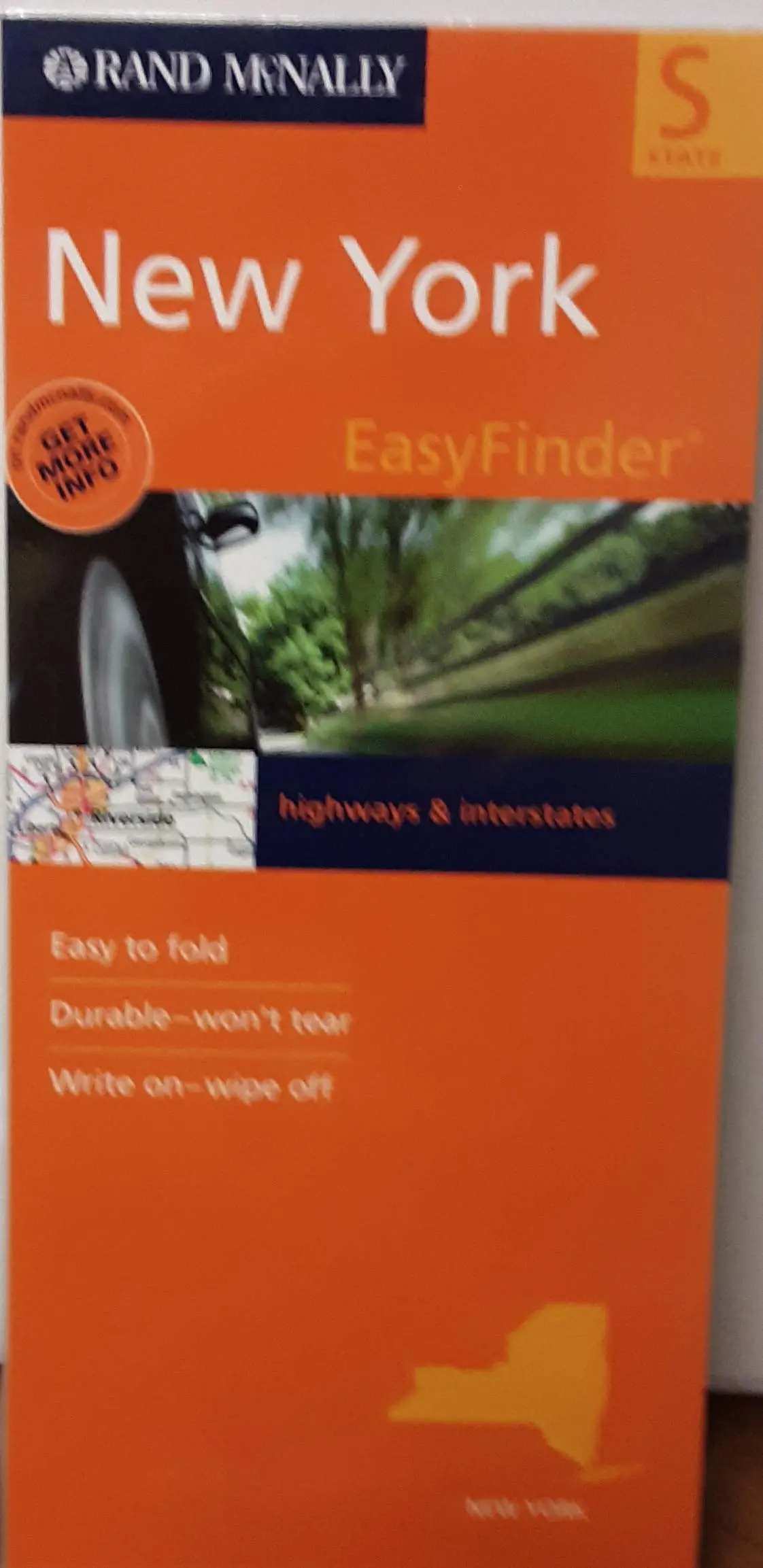 New York Easyfinder[Map-New York Easyfinder][Folded Map] [Map] Randmcnally 1