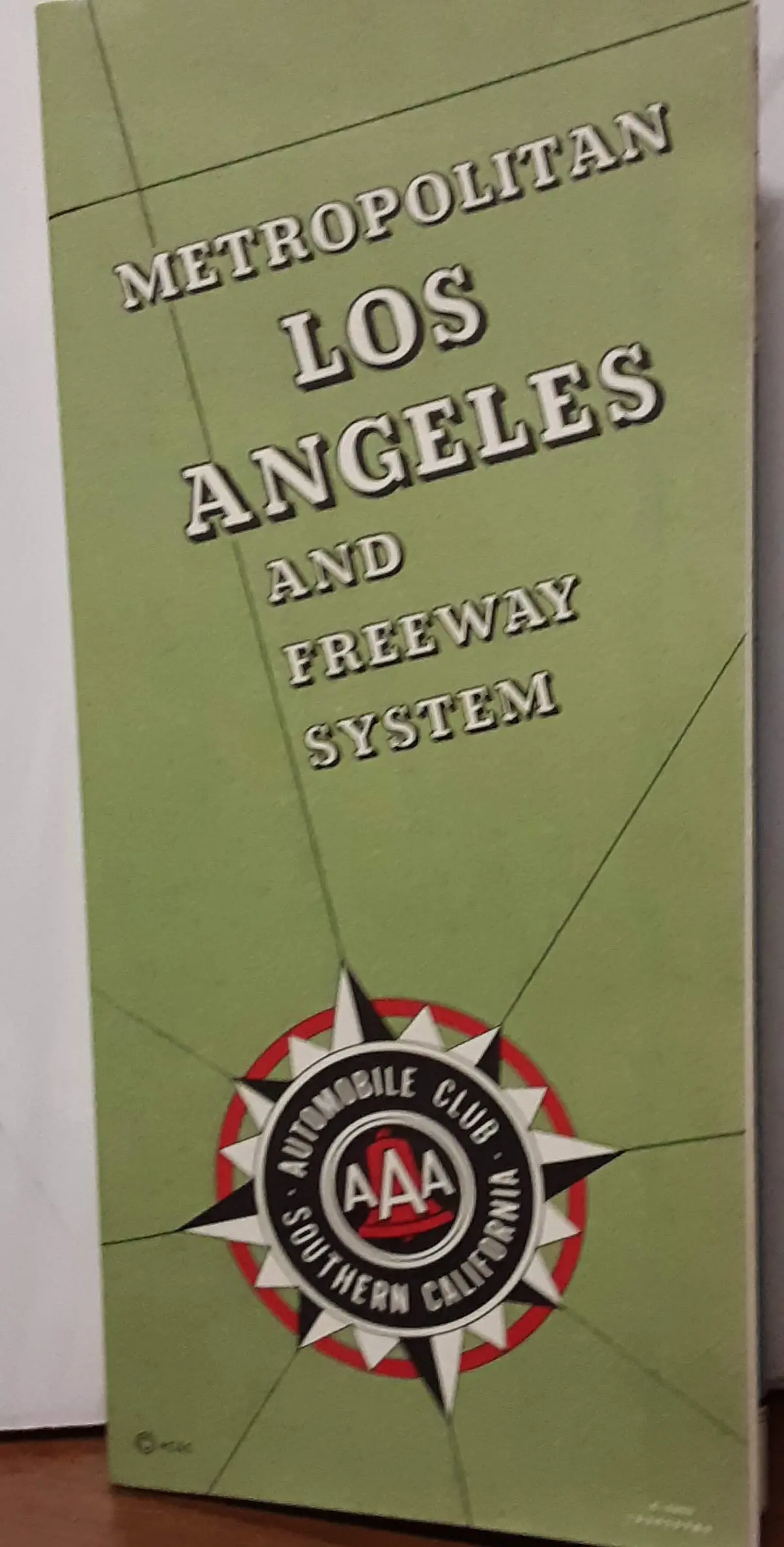 Metropolitan Los Angeles And Freeway System. Map. [Pamphlet] 1