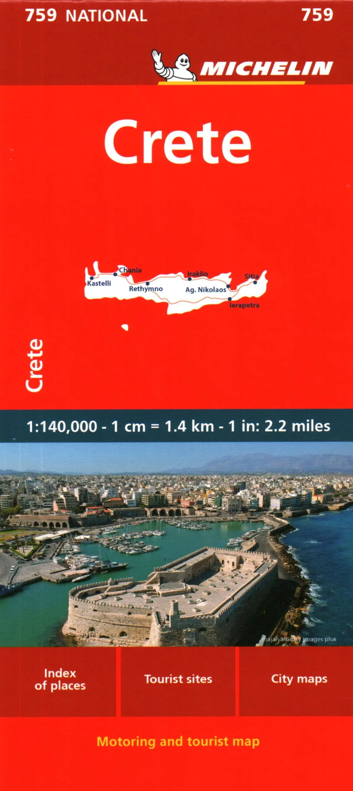 Crete Map 759 (Maps/Country (Michelin)) [Map] Michelin 1