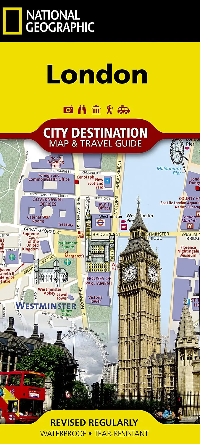 London Map (National Geographic Destination City Map) [Map] National Geographic Maps 1