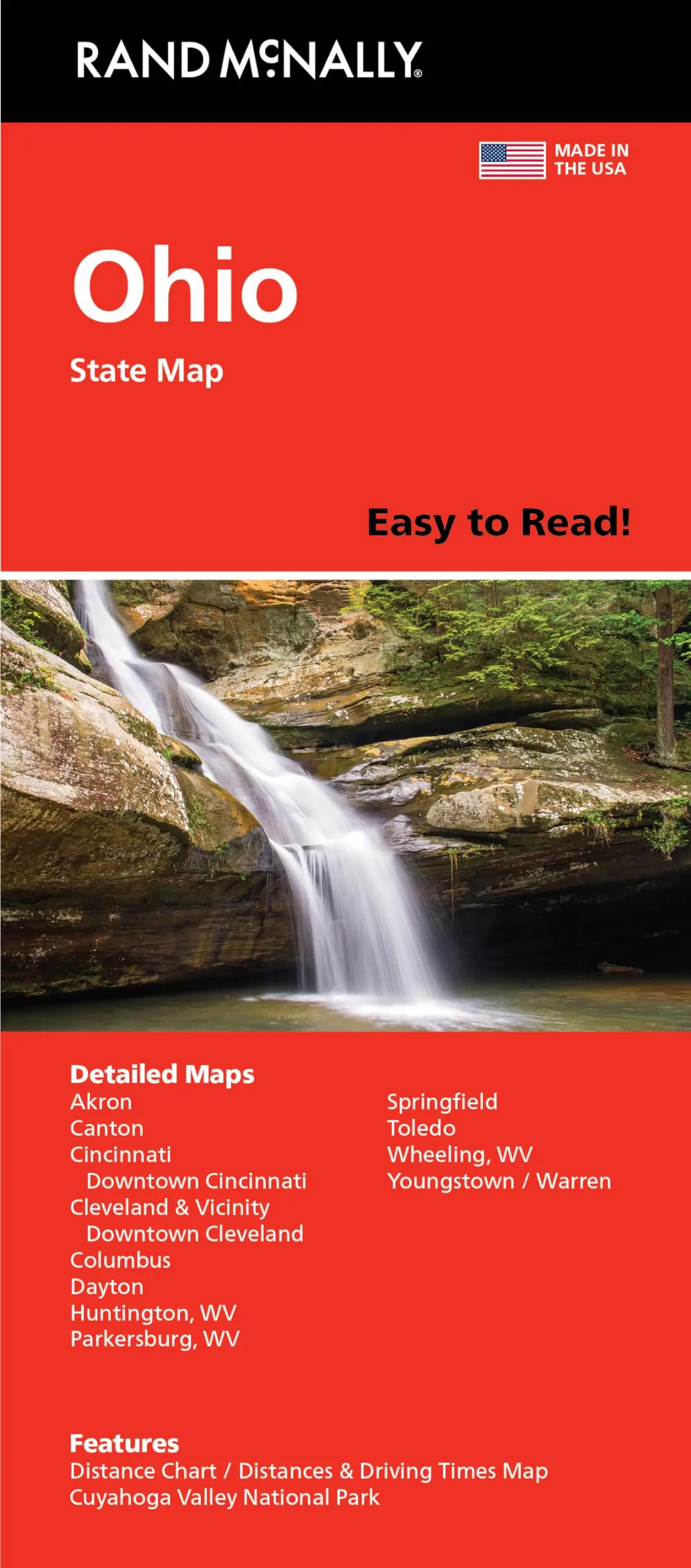 Rand Mcnally Easy To Read: Ohio State Map 1