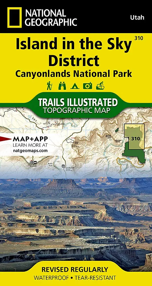 Island In The Sky District: Canyonlands National Park Map (National Geographic Trails Illustrated Map, 310) [Map] National Geographic Maps - Trails Illustrated 1