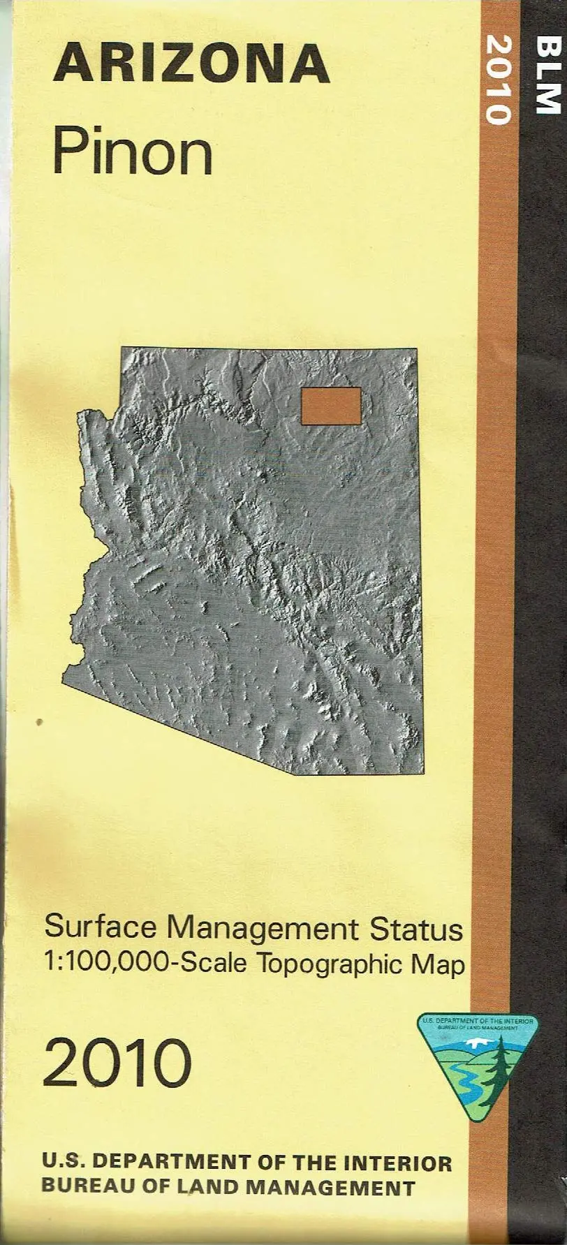 Pinon Surface Management Status 1:100,000-Scale Topographic Map [Map] Bureau Of Land Management Arizona State Office And Bureau Of Land Management National Operations Center 1