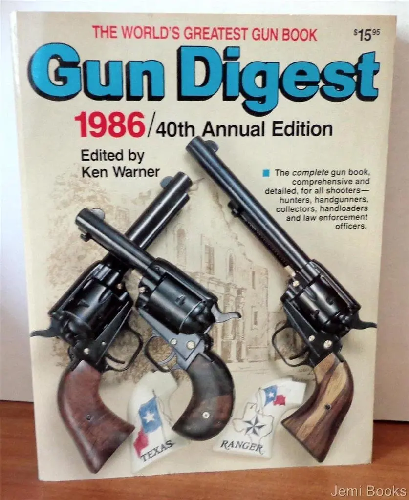 Gun Digest, 1986 Annual 40Th Edition Warner Press And Warner, Ken 1