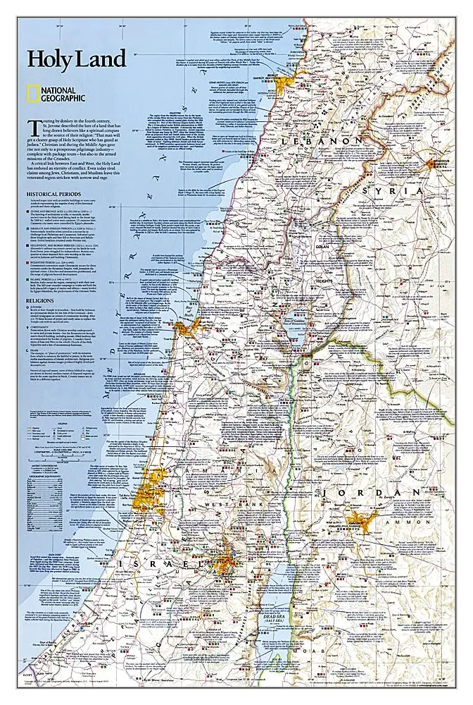 National Geographic The Holy Land [Paperback] Unknown Author 1
