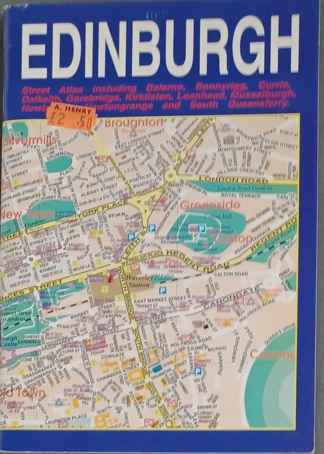 Edinburgh Atlas [Paperback] John Reid 1
