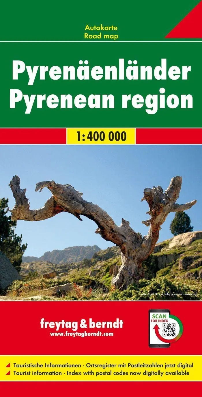 Pyrenaenlander = Pyrenean Region [Map] Freytag-Berndt Und Artaria 1