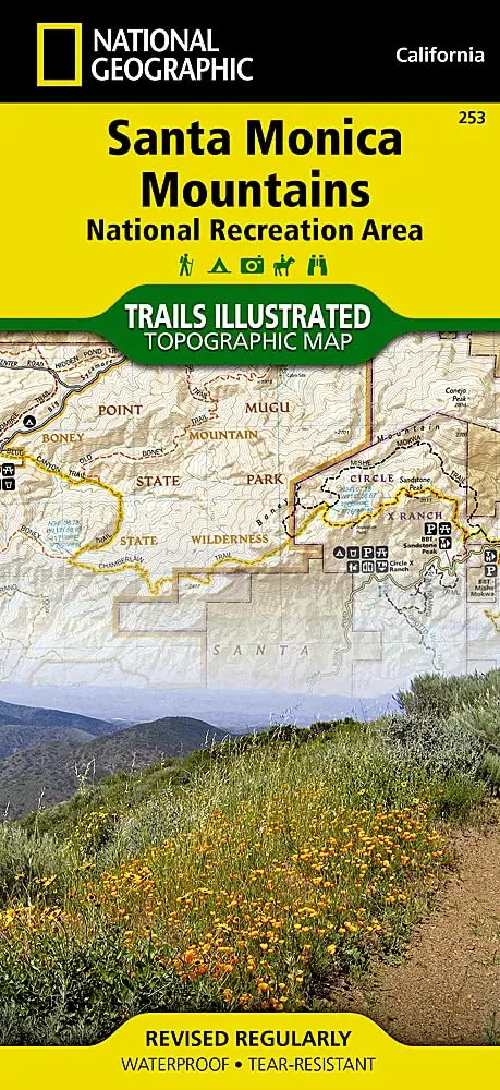 Santa Monica Mountains National Recreation Area Map (National Geographic Trails Illustrated Map, 253) [Map] National Geographic Maps 1