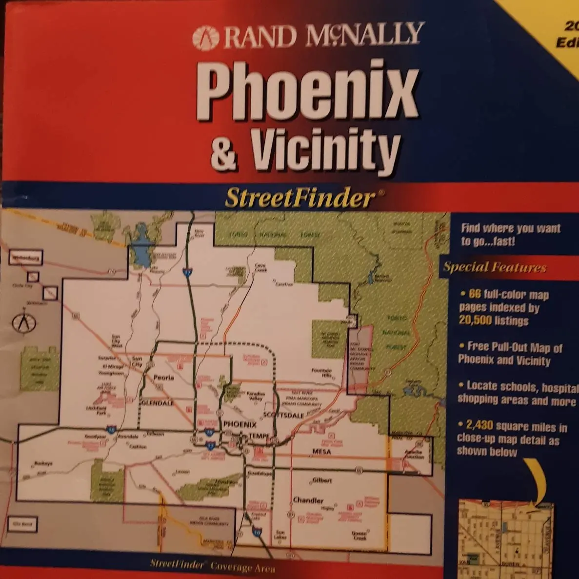 Rand Mcnally Phoenix & Vicintiy Streetfinder [Ring-Bound] Rand Mcnally 1