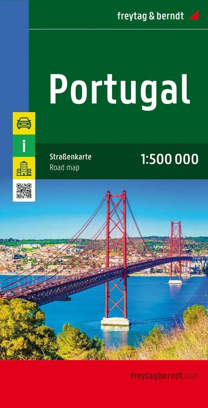 Portugal, Road Map 1:500,000 [Map] Freytag & Berndt 1