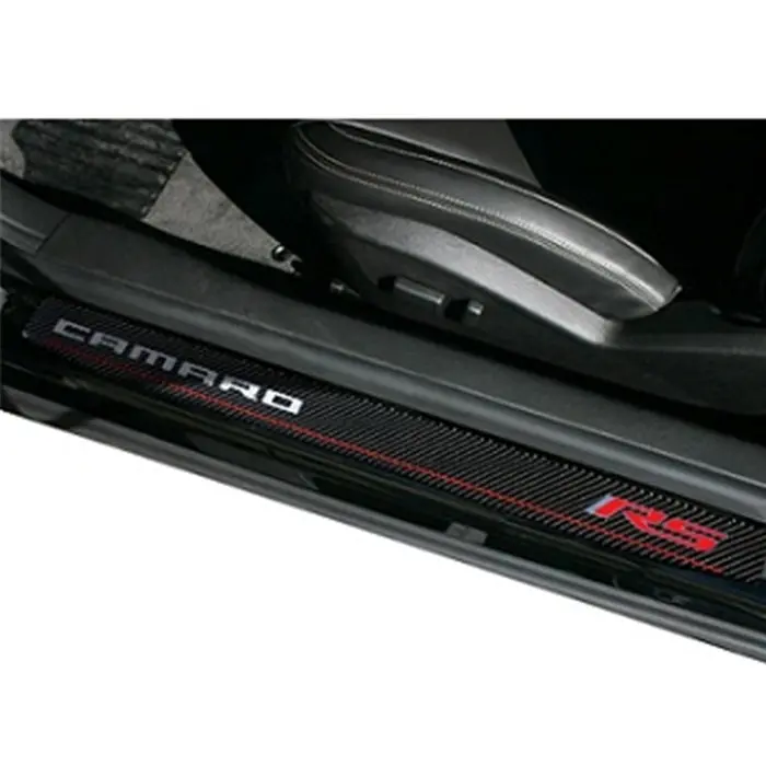 Camaro Door Sill Plates - Camaro Rs : Carbon Fiber 1