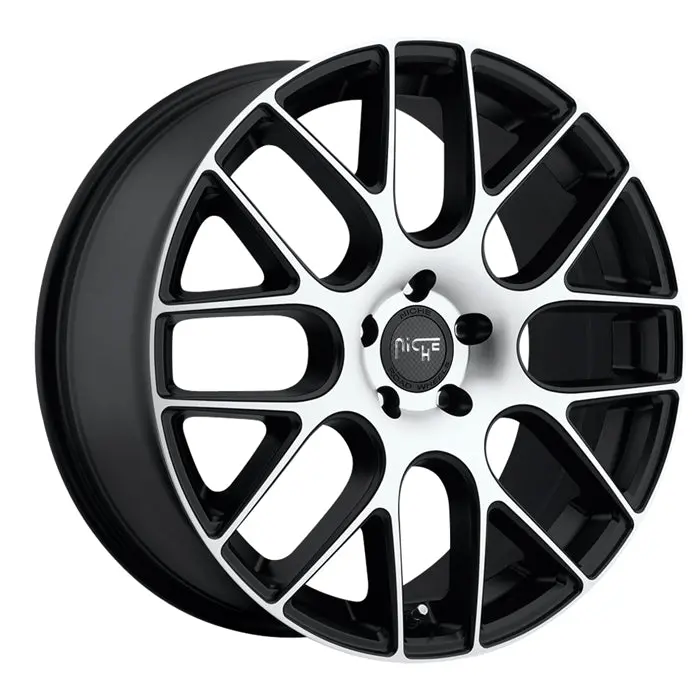 Niche Circuit Camaro Wheels  - Black W-Machined Face- 20X8.5-20X10.5 1