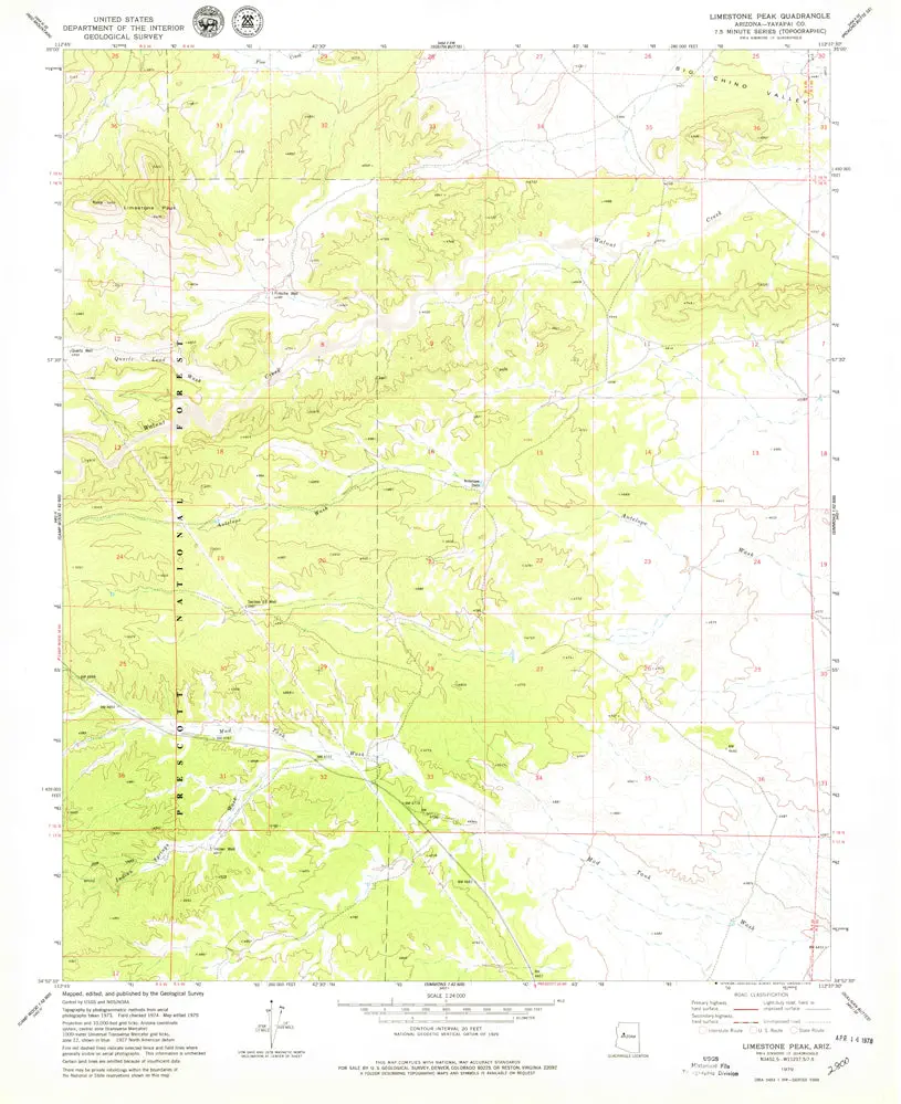Limestone Peak [Map] United States Geological Survey 1