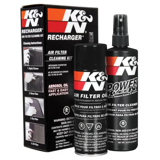 Camaro Air Filter Cleaning-Recharge Kit K&N - Red 1