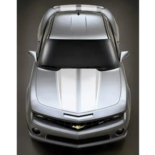 2010-2013 Camaro Rally Stripe Kit - White 1