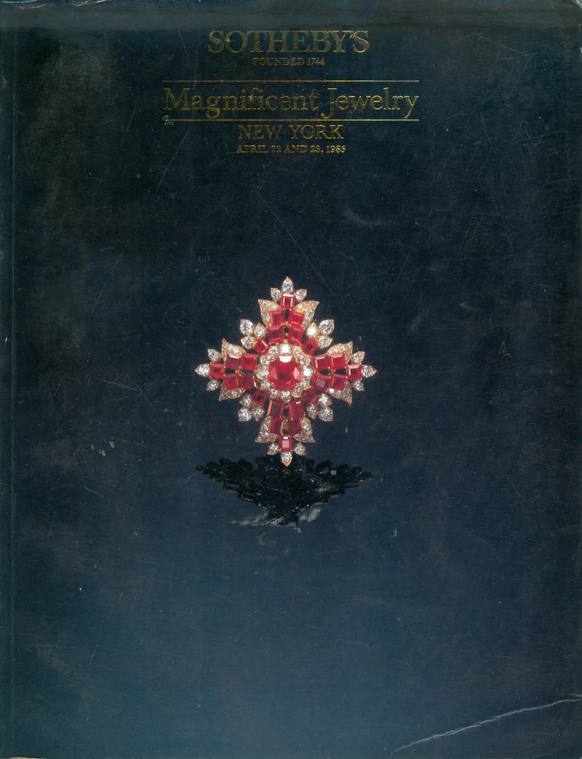Magnificent Jewelry: Auction April 22 And 23, 1985 - Sale 5303 [Paperback] Sotheby's 1