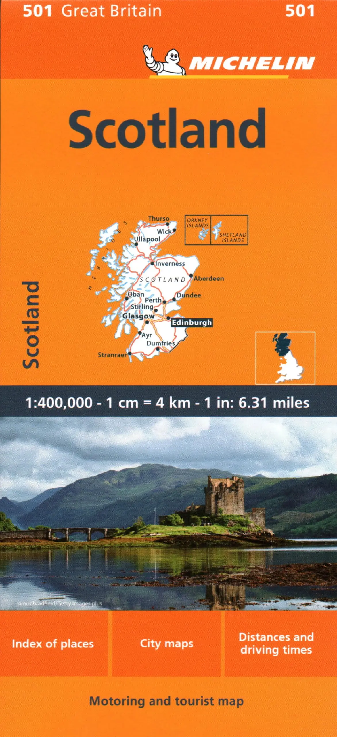 Great Britain: Scotland Map # 501 (Maps/Regional (Michelin)) Michelin 1