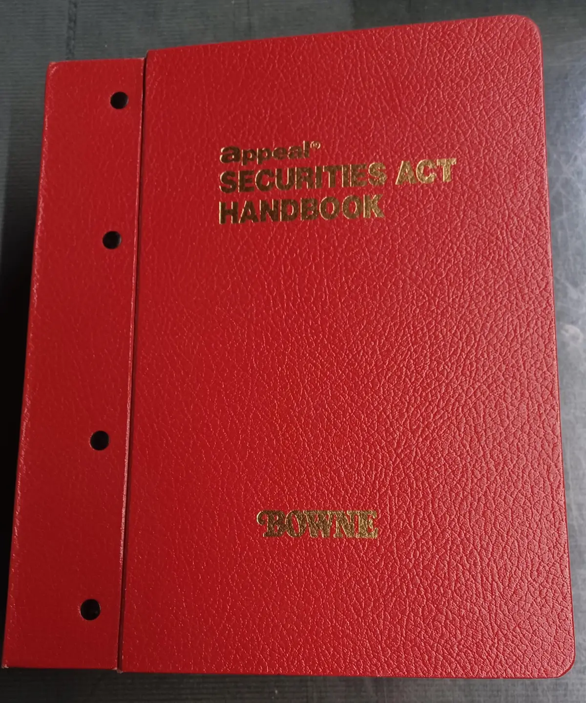 Appeal Security Act Handbook [Ring-Bound] 1